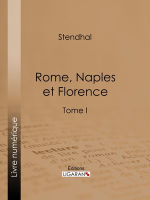 cover image of Rome, Naples et Florence